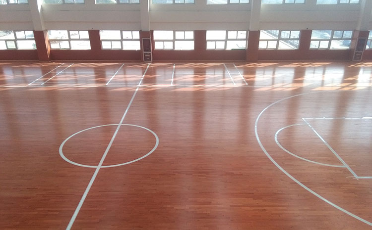 硬木企口運動(dòng)籃球地板主輔龍骨結構