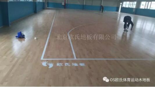 天津長(cháng)榮科技集團體育館木地板成功案例