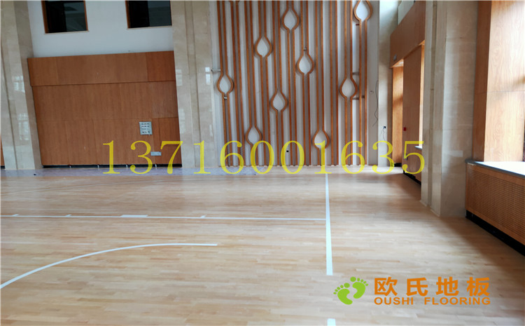 黑龍江雙鴨山籃球館木地板案例—歐氏舞臺木地板廠(chǎng)家