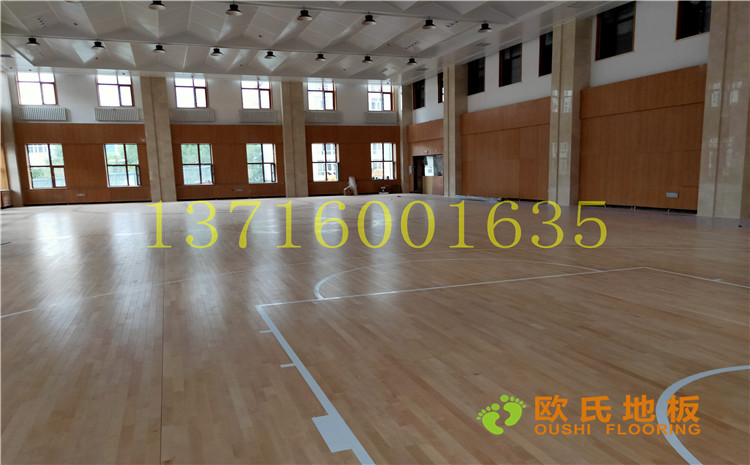 黑龍江雙鴨山籃球館木地板案例—歐氏舞臺木地板廠(chǎng)家